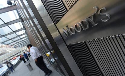 Oficina de la agencia de calificación Moody's en Nueva York.