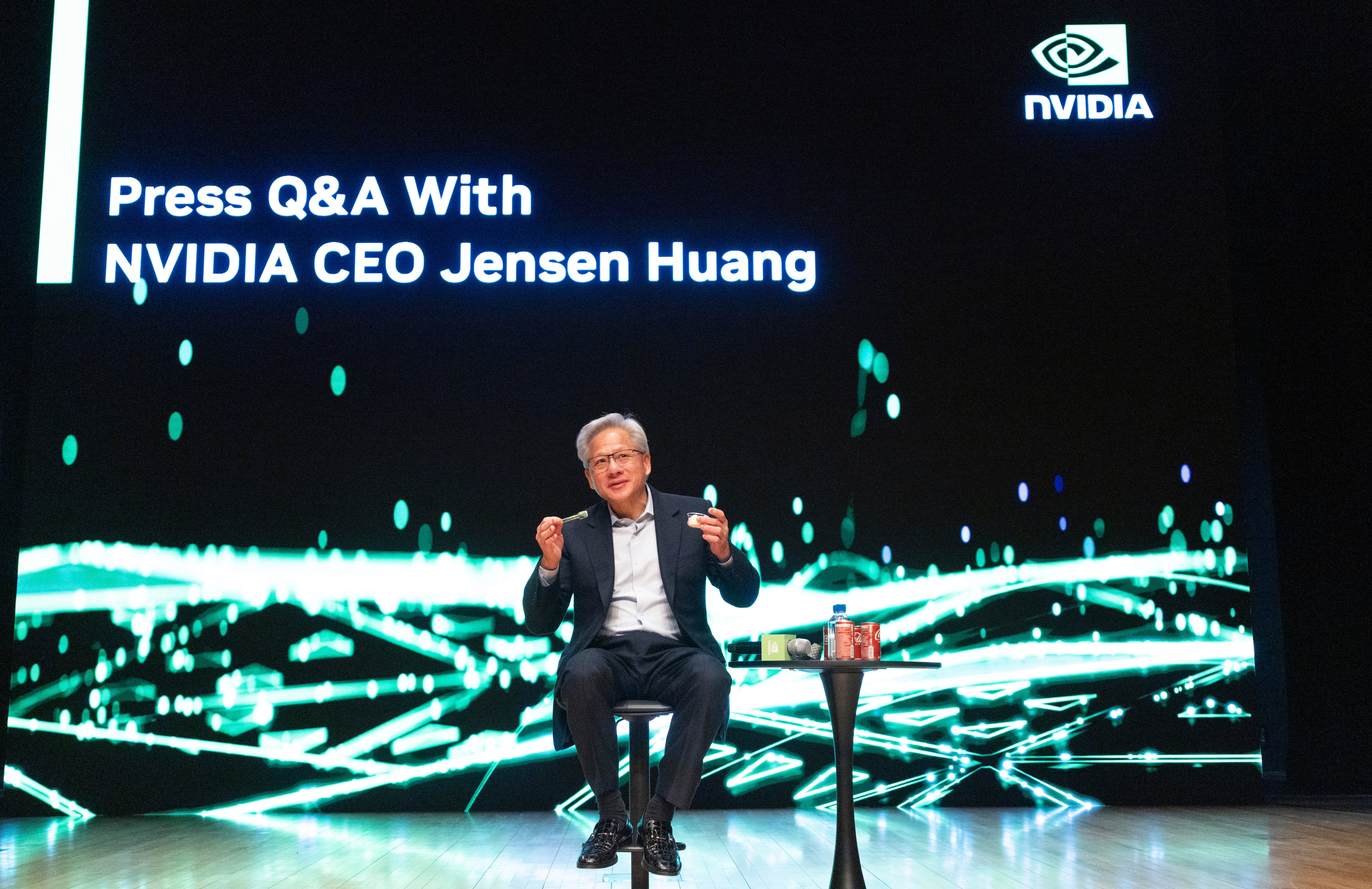 Jensen Huang, CEO de Nvidia, en octubre, en Gyeongju (Corea del Sur).