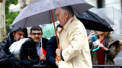  Luis Bárcenas, la pasada semana, en la Audiencia Nacional. 