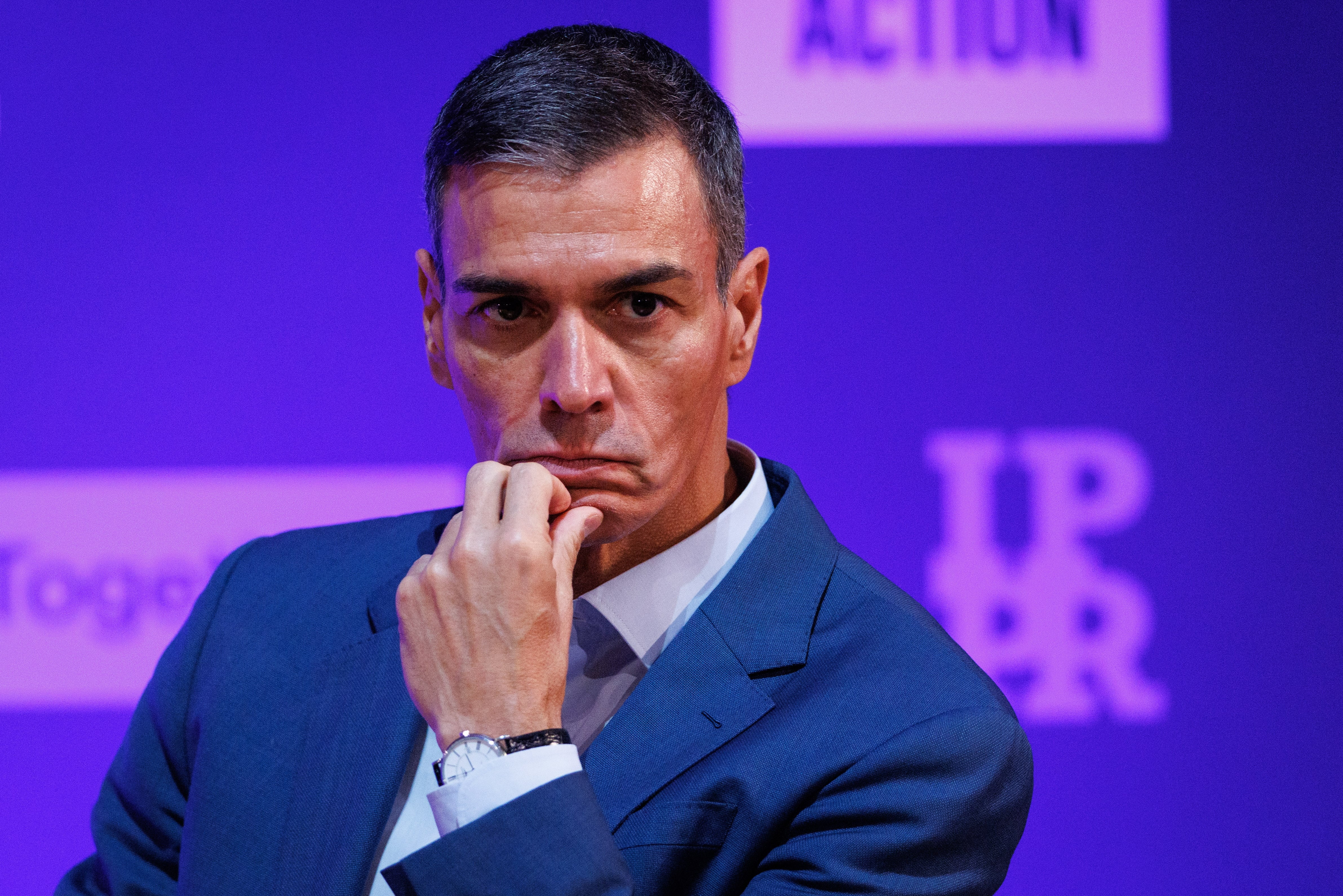 El presidente del Gobierno, Pedro Sánchez, en un evento en Londres, la semana pasada.
