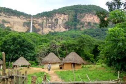 Cascada en la región de Fouta Djallon, en Guinea.