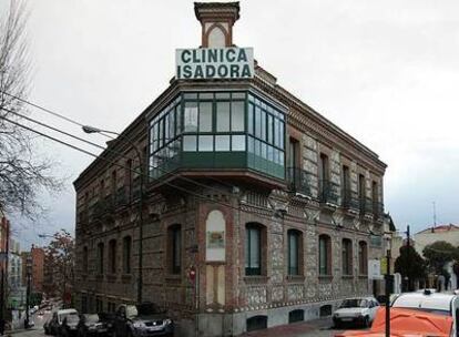 Fachada de la clínica de abortos Isadora (Madrid).