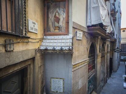 Capella dedicada a Santa Eulàlia al carrer de Sant Sever.