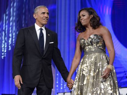 Barack y Michelle Obama en Washington en septiembre de 2016, cuando todavía ocupaban la Casa Blanca.