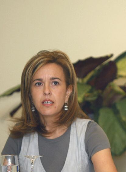 Cristina Ruiz, ayer en Bilbao.
