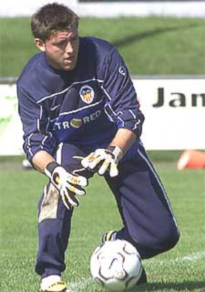 Jonathan, en un entrenamiento.