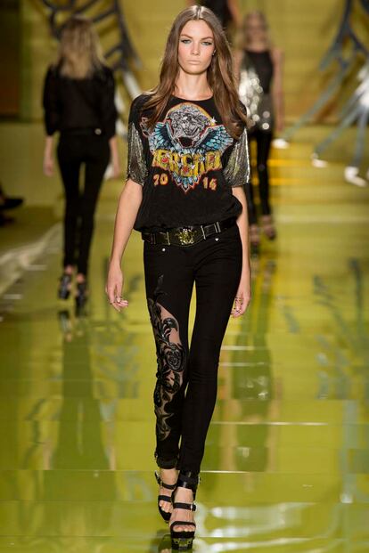 El rock chic de Versace