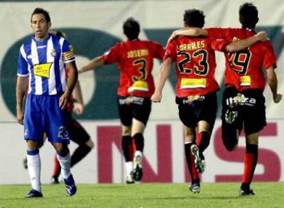 Tamudo, tras un gol del Mallorca