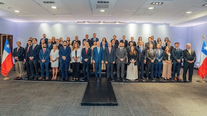 José Antonio Kast y su gabinete