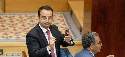 Dvd 795 07/7/16
Daniel Ortiz, imputado en la Púnica, durante el pleno de la Asamblea de Madrid.