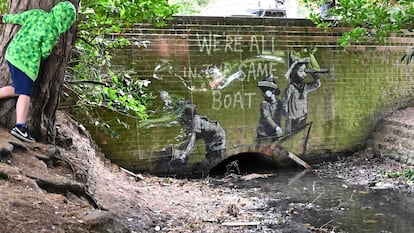 As novas obras de Banksy que surgiram no leste da Inglaterra