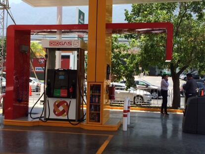 La sucursal de Oxxo Gas en Nuevo León.