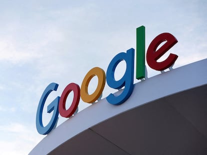 The Google logo is seen on the Google house at CES 2024, an annual consumer electronics trade show, in Las Vegas, Nevada, U.S. January 10, 2024.