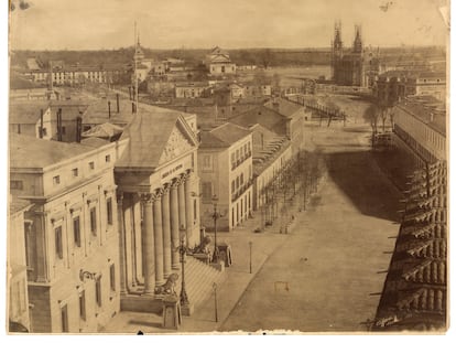 Carrera de San Jerónimo y Palacio del Congreso (1853), Charles Clifford.