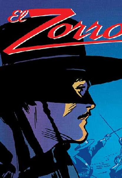 Dibujo de <i>El Zorro,</i> de Alex Toth.