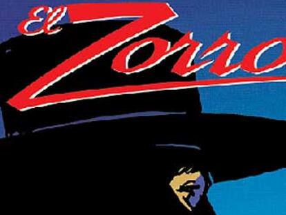 Dibujo de <i>El Zorro,</i> de Alex Toth.
