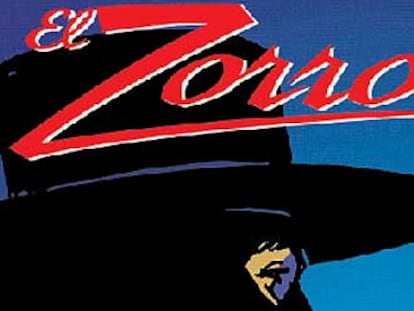 Dibujo de <i>El Zorro,</i> de Alex Toth.