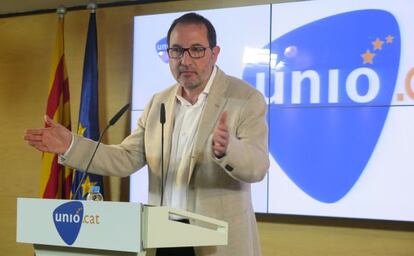 Espadaler durante su intervención de esta mañana.