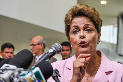 Dilma Rousseff no lançamento do Plano Nacional de Defesa Agropecuária.