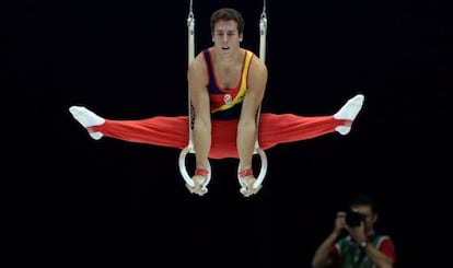 Fabián González en el Mundial de 2013.