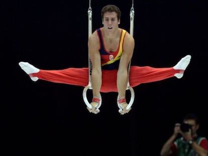 Fabián González en el Mundial de 2013.