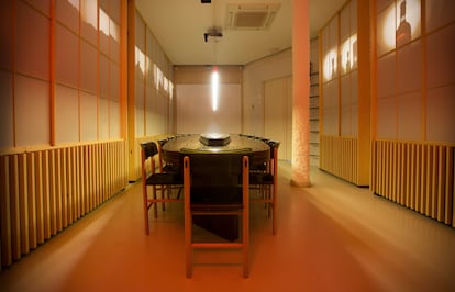 La sala de Espai Essence, dentro de la escuela Espai Sucre.