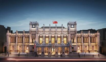 Proyecto del arquitecto David Chipperfield para la Royal Academy de Londres.