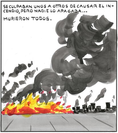 Viñeta de El Roto del 15 de marzo de 2024