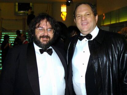 Peter Jackson y Harvey Weinstein, cuando colaboraban juntos.