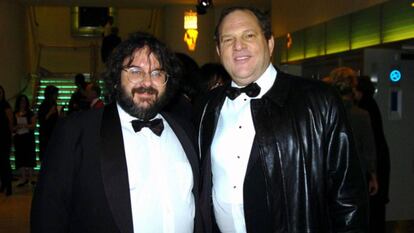 Peter Jackson y Harvey Weinstein, cuando colaboraban juntos.