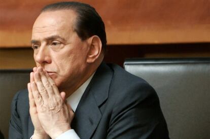 Silvio Berlusconi, primer ministro italiano.