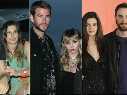 Alejandro Sanz, Raquel Perera, Liam Hemsworth, Miley Cyrus, Clara Lago y Dani Rovira.