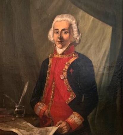 Retrato del brigadier Rosendo Porlier, de autor desconocido, en torno al año 1800.