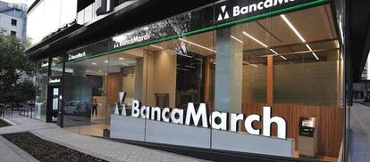 Oficina central de Banca March en Madrid