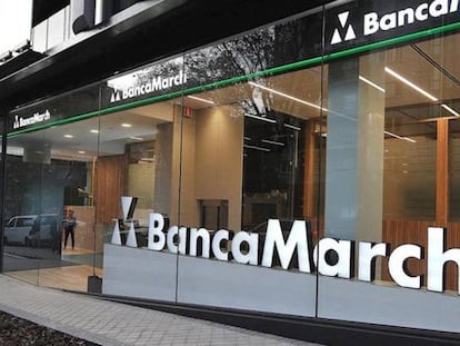 Oficina central de Banca March en Madrid