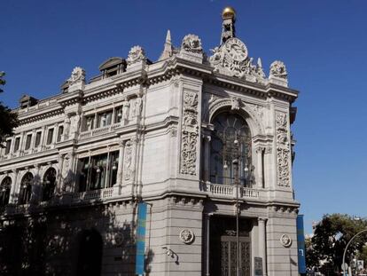 Fachada del Banco de España.