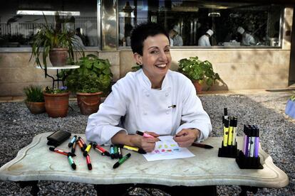 Chef Carme Ruscalleda at her restaurant in San Pol de Mar.