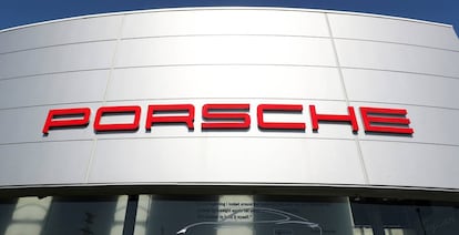 Concesionario de Porsche en Bruselas.