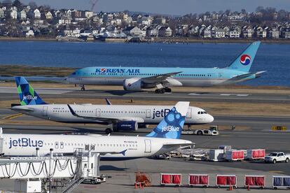 Logan International Airport, Jan. 11, 2023, in Boston