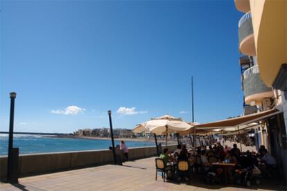 Ka'yuco, en el paseo de la playa de Arinaga.