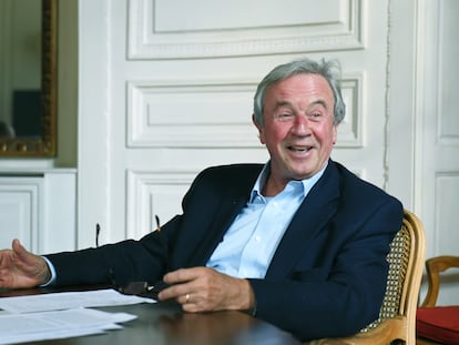 Antoine Gallimard, director de la editorial Gallimard, fotografiado el 12 de octubre en París.
