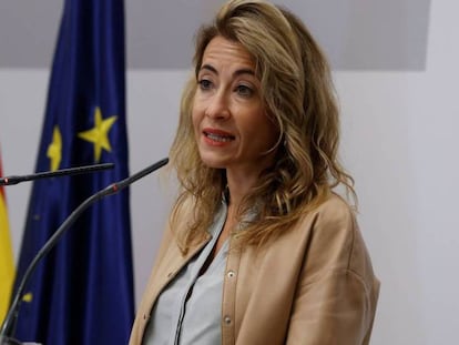 La ministra de Transportes, Movilidad y Agenda Urbana, Raquel Sánchez.