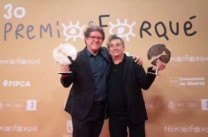 Los actores Pedro Casablanc y Eduard Fernández ganadores a mejor interpretación masculina en una serie ('Querer', para Casablanc) y en un largometraje (Fernández, por 'Marco').