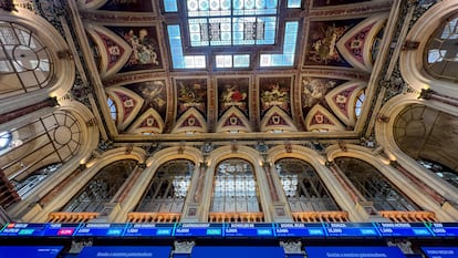 Vista de la Bolsa española.