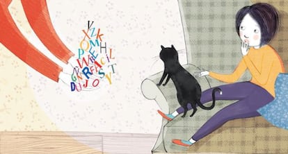 Ilustración para 'Niña', un cuento de Enrique Vila-Matas.
