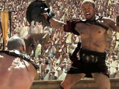 Kellan Lutz en pleno combate de &#039;H&eacute;rcules. El Origen de la leyenda&#039;. 