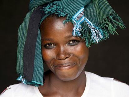 Retrato de una entrevistada en Ouagadougou (Burkina Faso).