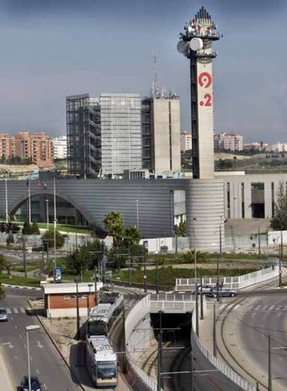 Sede de Canal Nou, la televisión condenada.