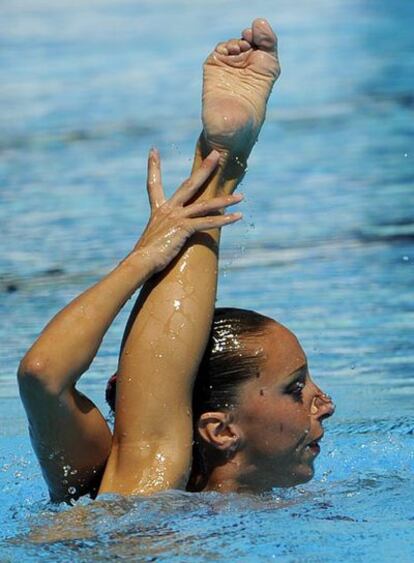 Gemma Mengual, durante la final de solo técnico.