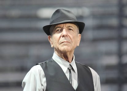 El cantante Leonard Cohen en Nimes (Francia), en 2009.